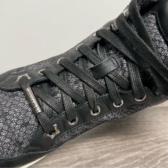 Authentic JIMMY CHOO Tokyo High Tops Sneakers Size 36 - Picture 8 of 16